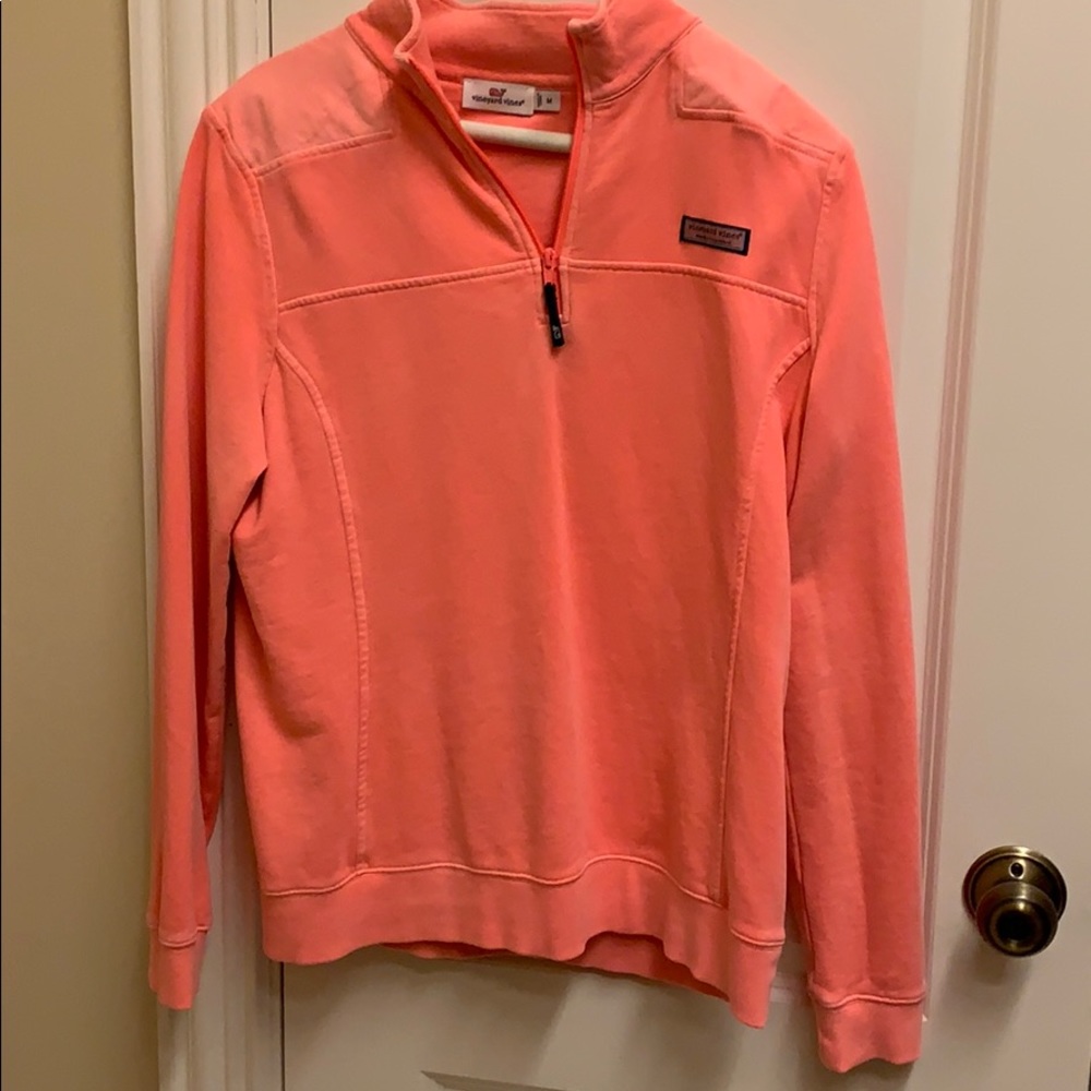 bright vineyard vine quarter zip